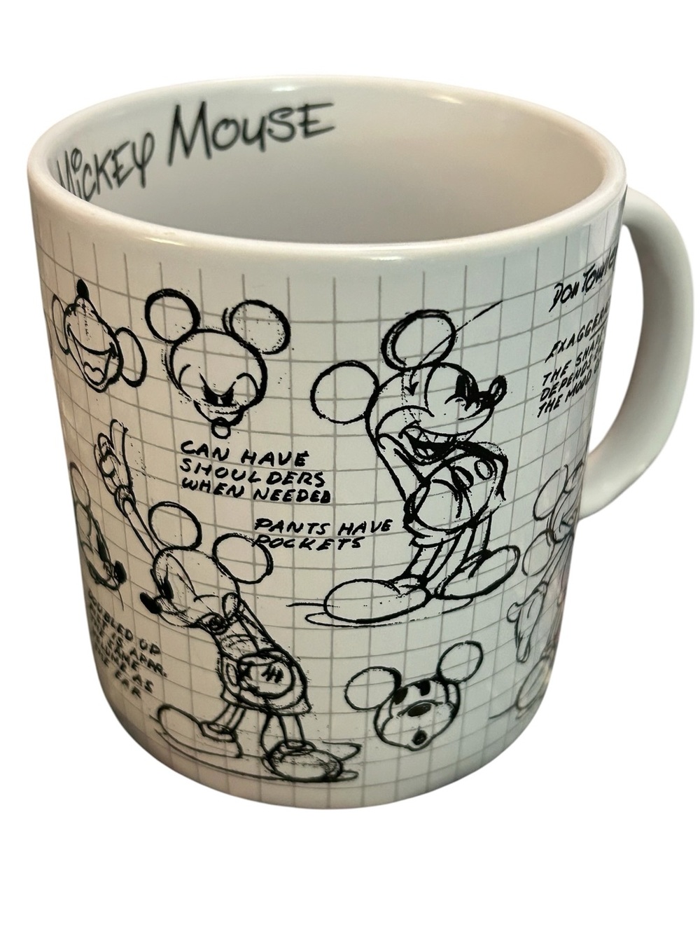 Sketch Book Disney Mickey Mouse Large 4.5'' Cup Mug Coffee Tea - Picture 2 of 7